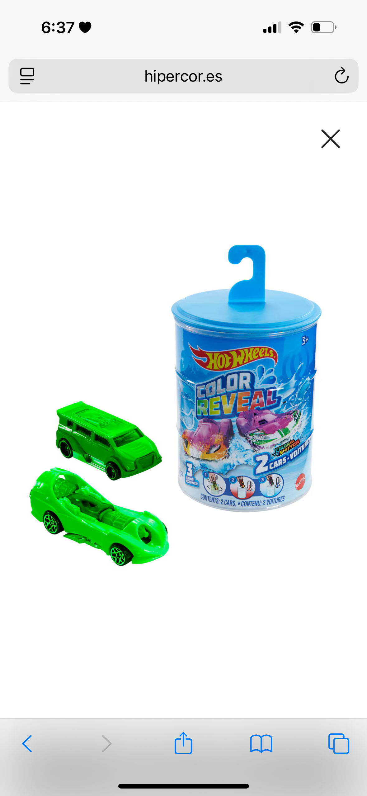 Hot Wheels Color Reveal