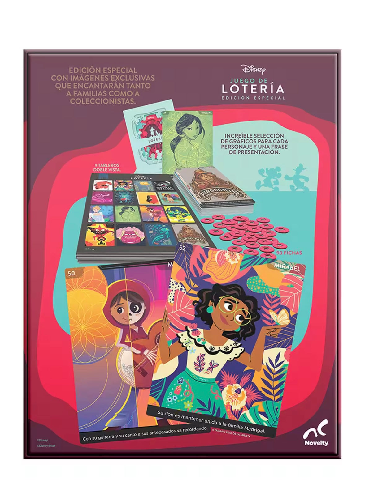 Juego de mesa Loteria de Disney