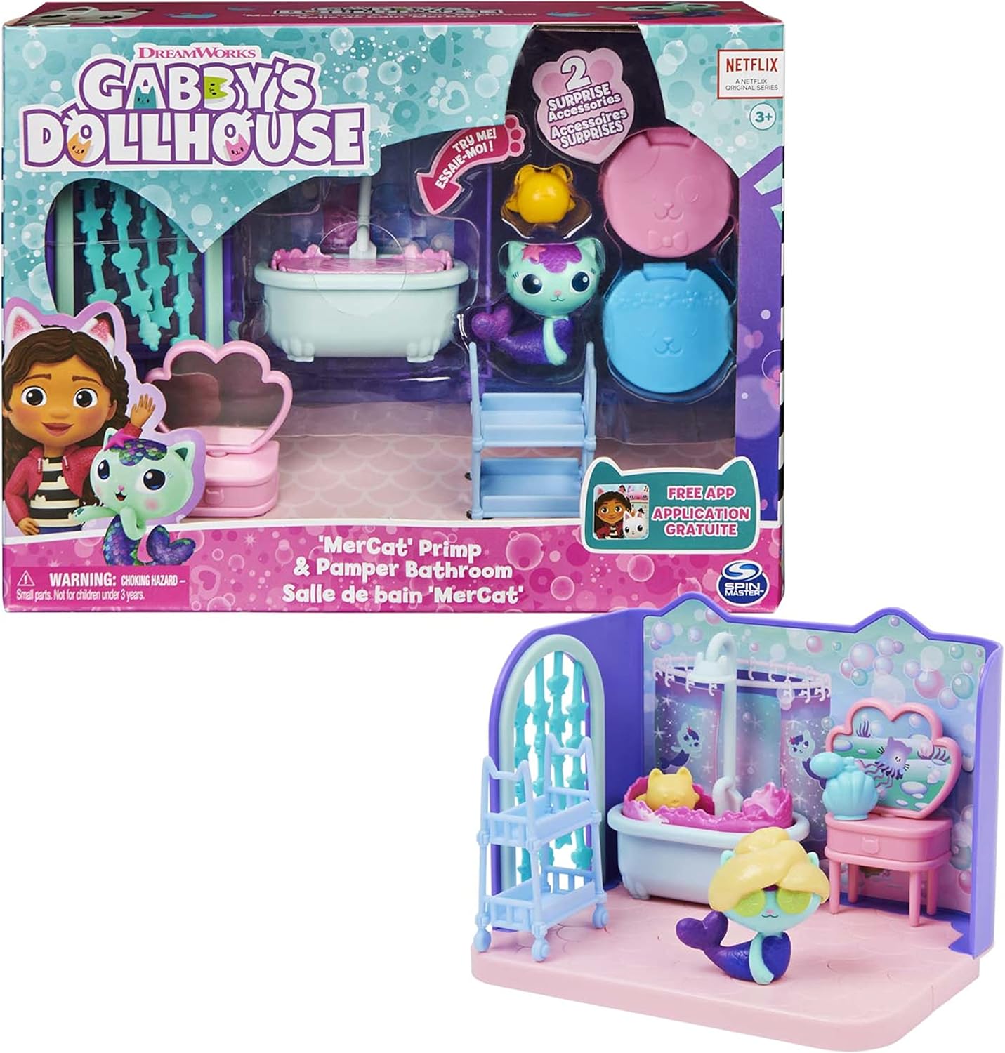 Set Gaby y la casa de muñecas Mer Cat